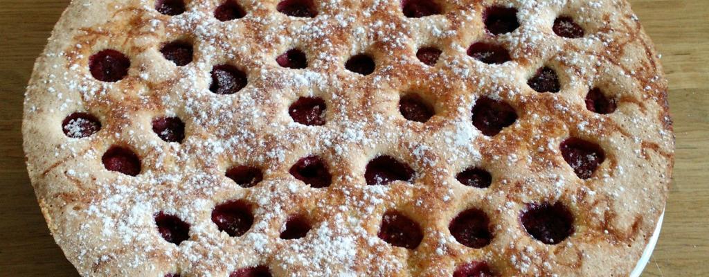 Gâteau moelleux aux framboises